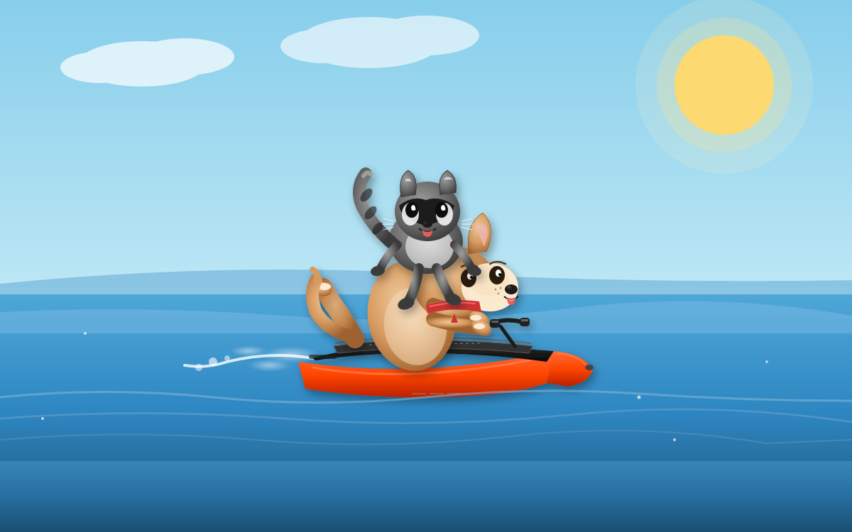 Cat Jam Free: Raccoon SVG benchmark