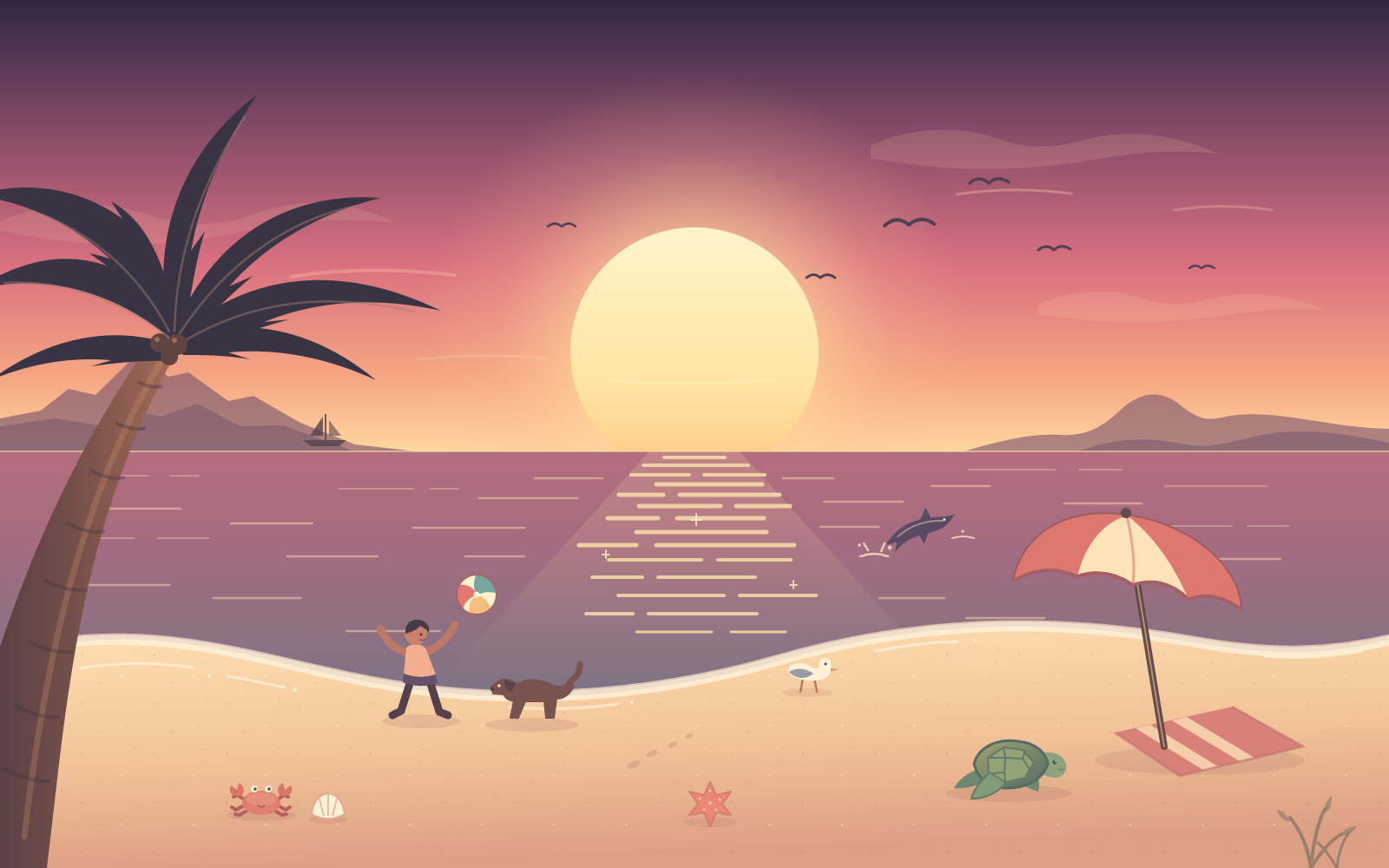GPT-6.1 Terra: Beach SVG benchmark