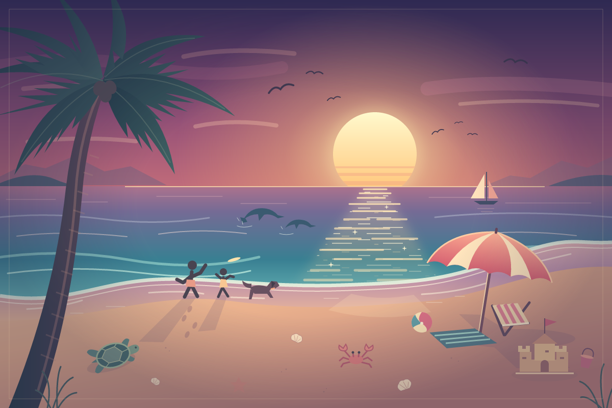 GPT-6 Astra: Beach SVG benchmark