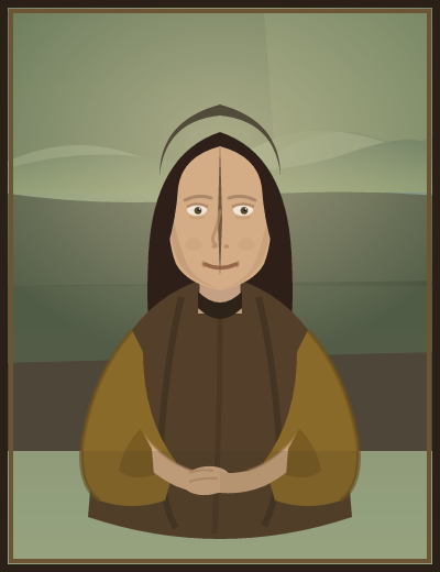 GLM-5.3: Mona Lisa SVG benchmark