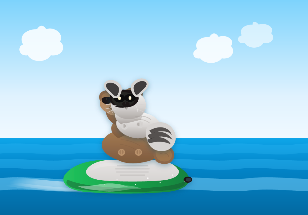 Mai Thinking 1: Raccoon SVG benchmark