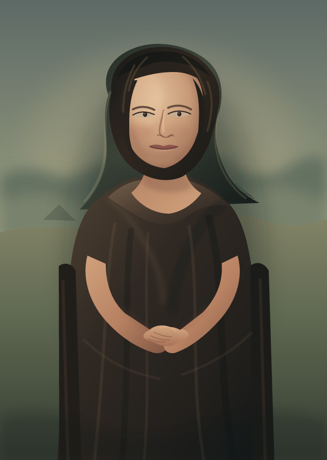 Space Bunny Alpha: Mona Lisa SVG benchmark