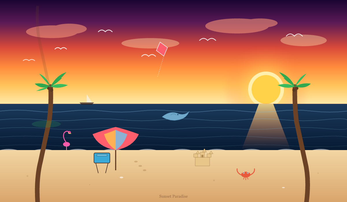 Cat Jam Free: Beach SVG benchmark