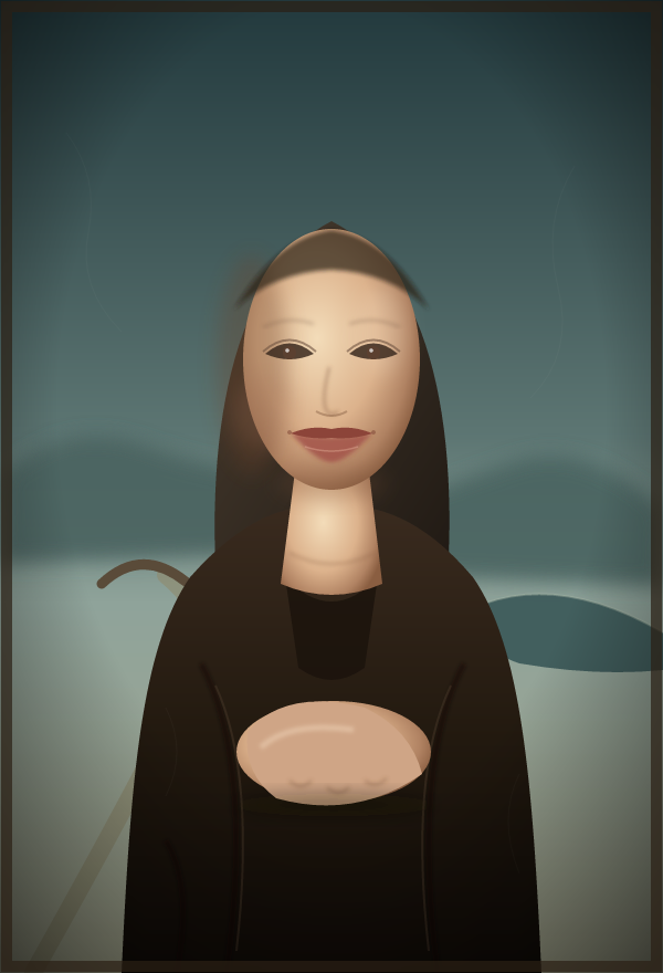 Claude Haiku 5.5: Mona Lisa SVG benchmark