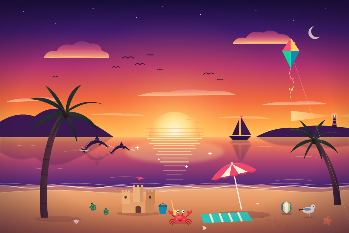 Claude Opus 5.5: Beach SVG benchmark