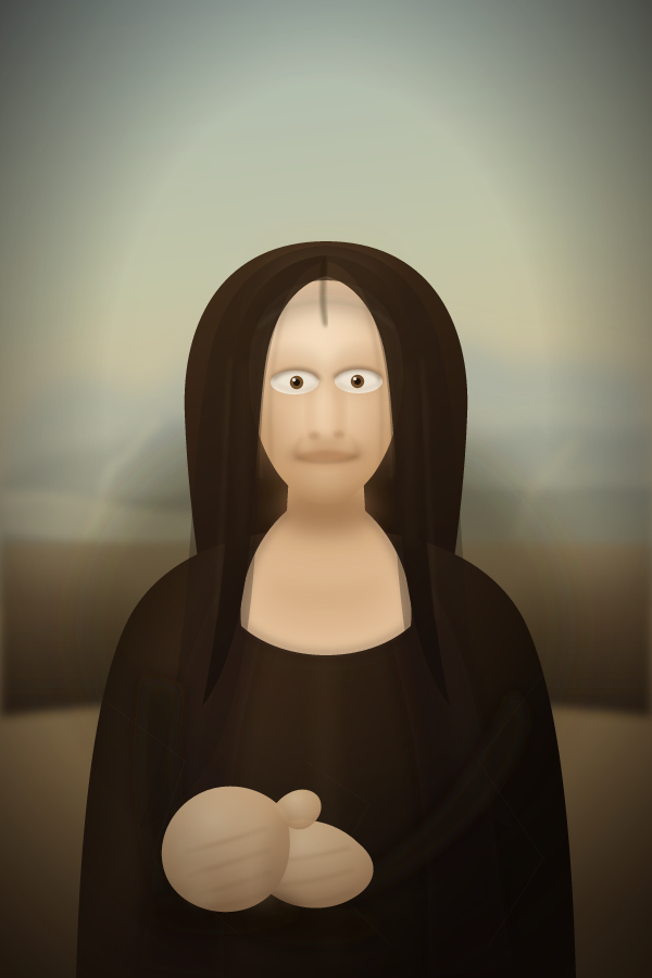 DeepSeek V4.1 Flash: Mona Lisa SVG benchmark
