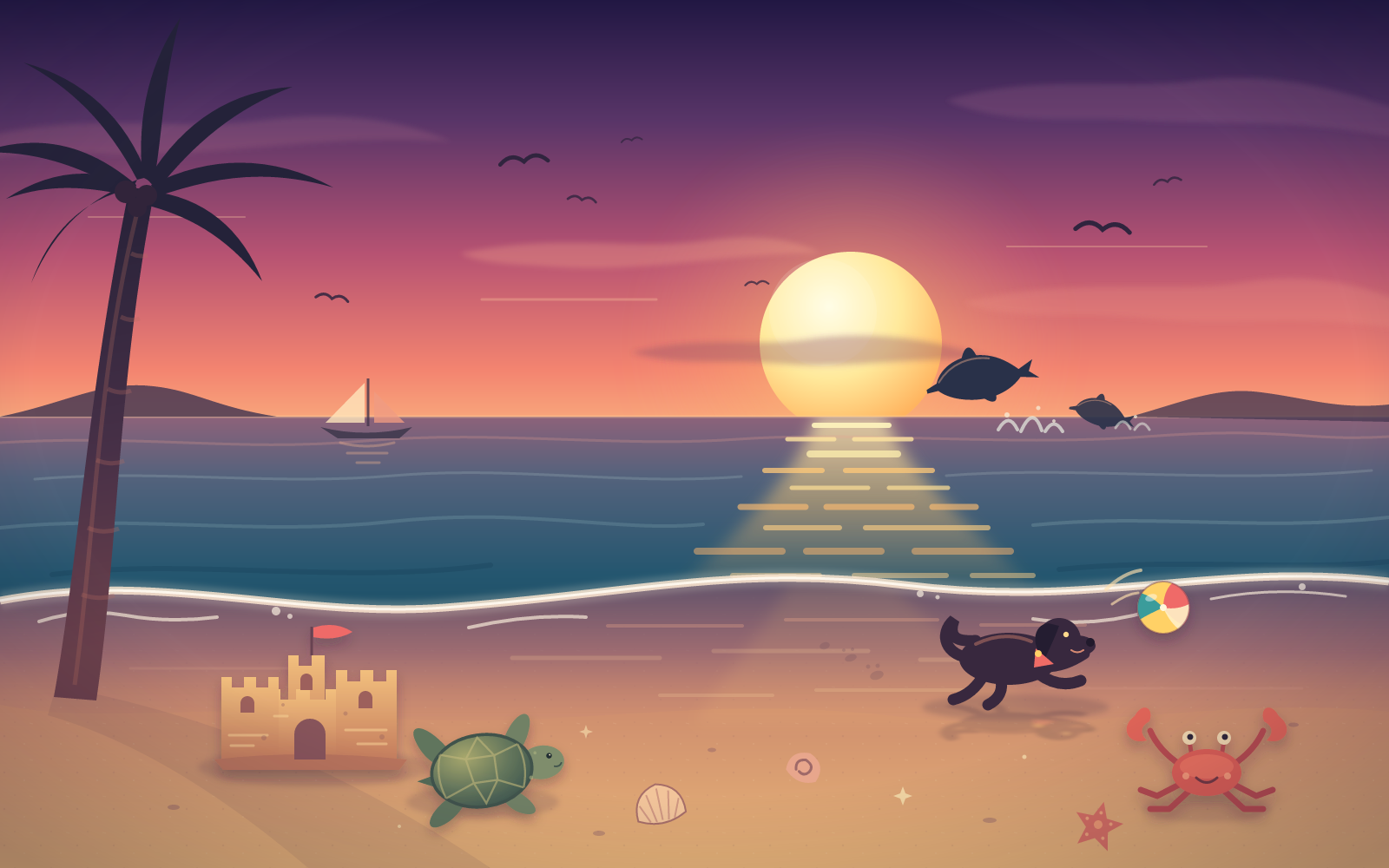 Kimi K3.1 Pro: Beach SVG benchmark