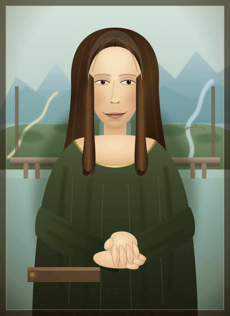 Muse Wonder: Mona Lisa SVG benchmark