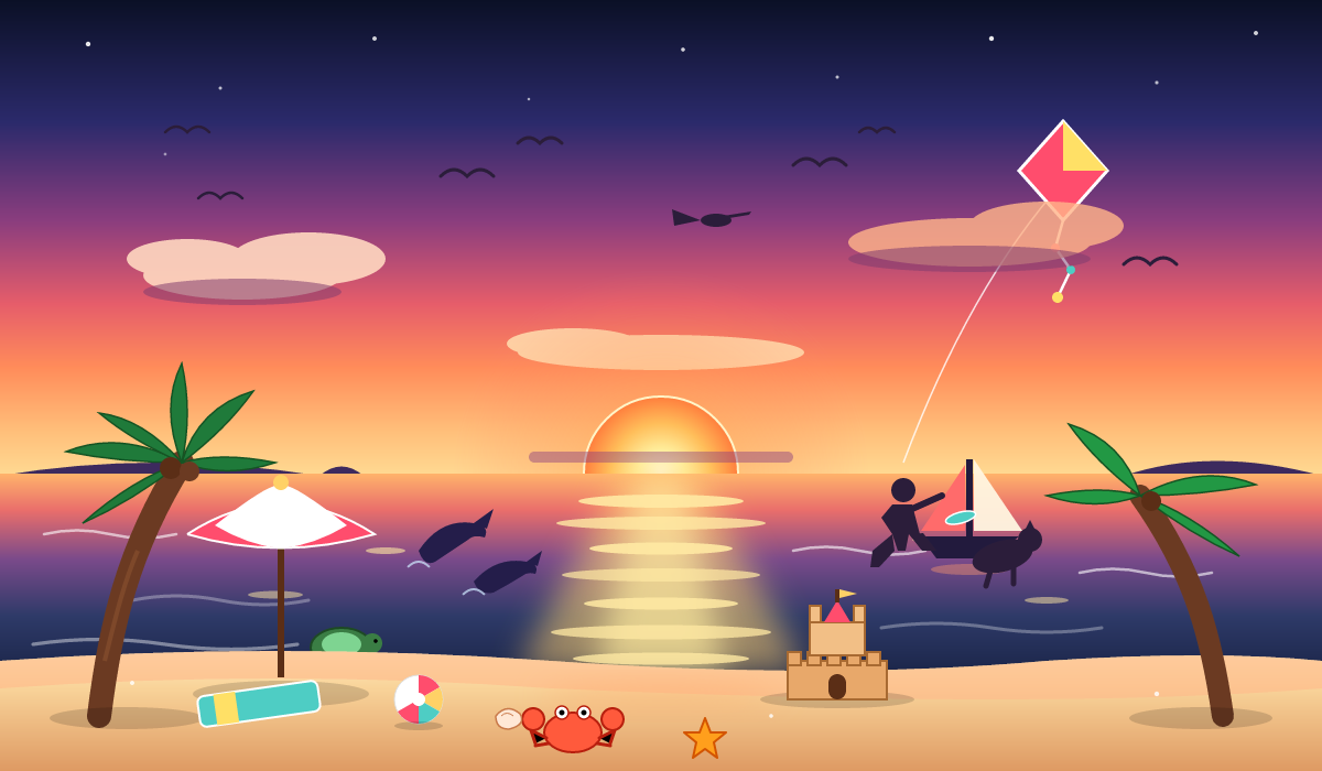 Muse Spark 1.3: Beach SVG benchmark
