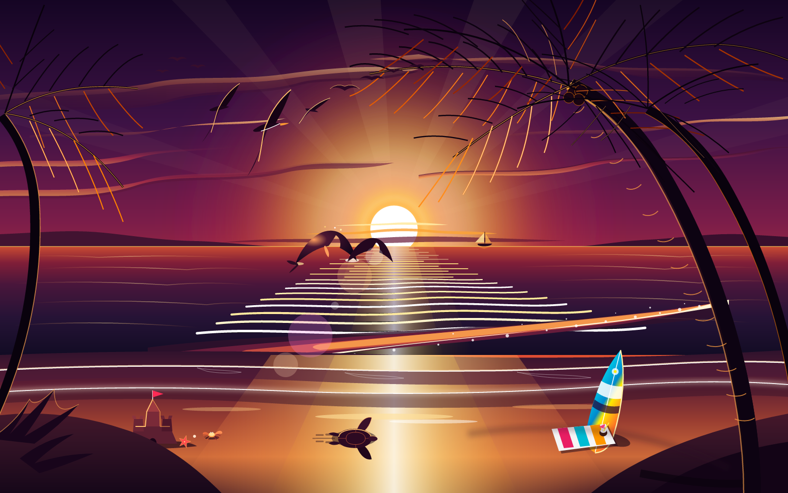 Gemini 3.8 Flash: Beach SVG benchmark