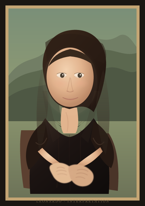 Grok 4.7: Mona Lisa SVG benchmark