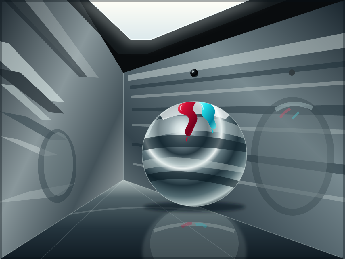 GPT-6.1 Terra Low: Newton's Mirror SVG benchmark
