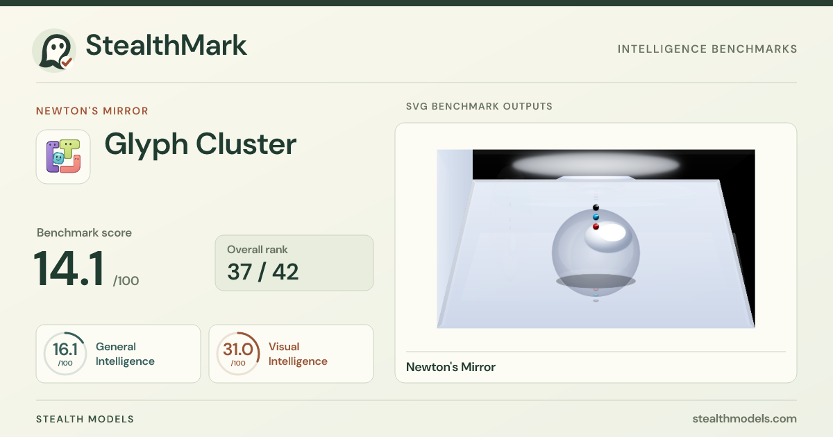 Glyph Cluster: Newton's Mirror | StealthMark